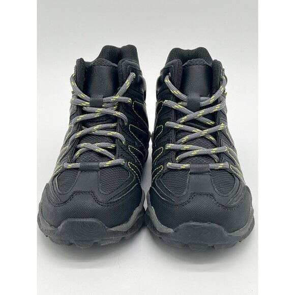 Crown Vintage Kids Waterproof Hiking Boots Size 13 Black & Yellow - Picture 2 of 9